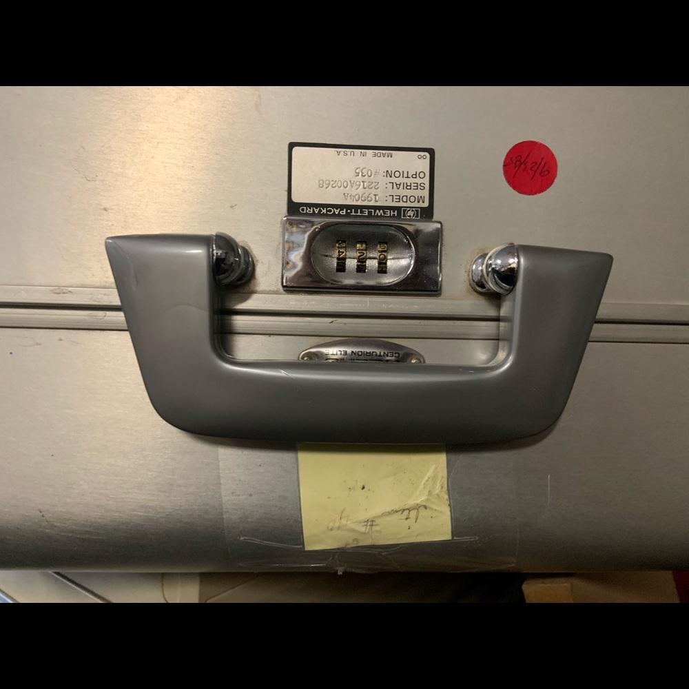 Vintage Halliburton Zero suitcase.